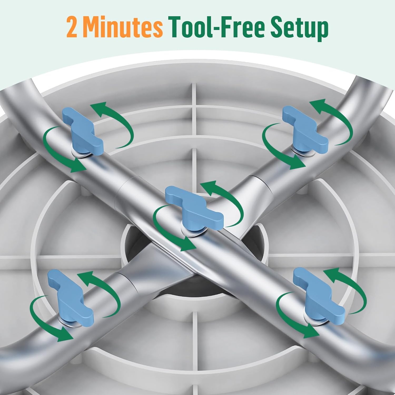 Luckfaith 360° Swivel Shower Chair with Adjustable Height – Non-Slip Bathroom Shower Stool and Lightweight Shower Seat for Disabled, Seniors & Pregnant with Limited Mobility