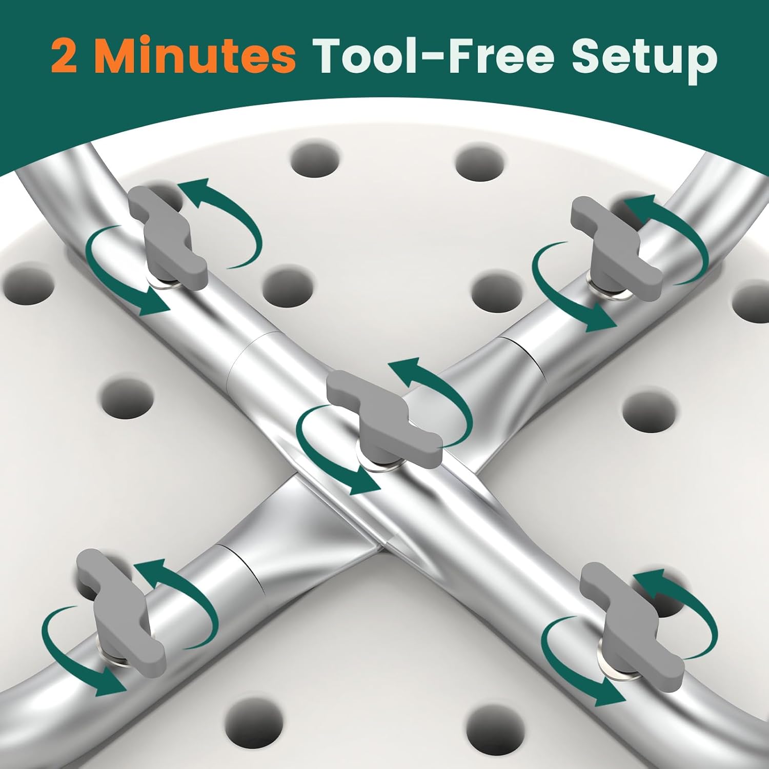 Luckfaith LC05 Shower Chair – Adjustable Height Aluminum Frame Stool with Non-Slip Feet for Bathtub Use, Designed for Elderly and Disabled Users